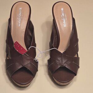 Mossimo Supply CO Brown Wedge Shoes